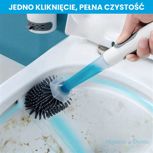 CleanPush - szczotka z dozownikiem na detergent